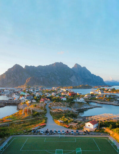 Drone-foto fra Lofoten